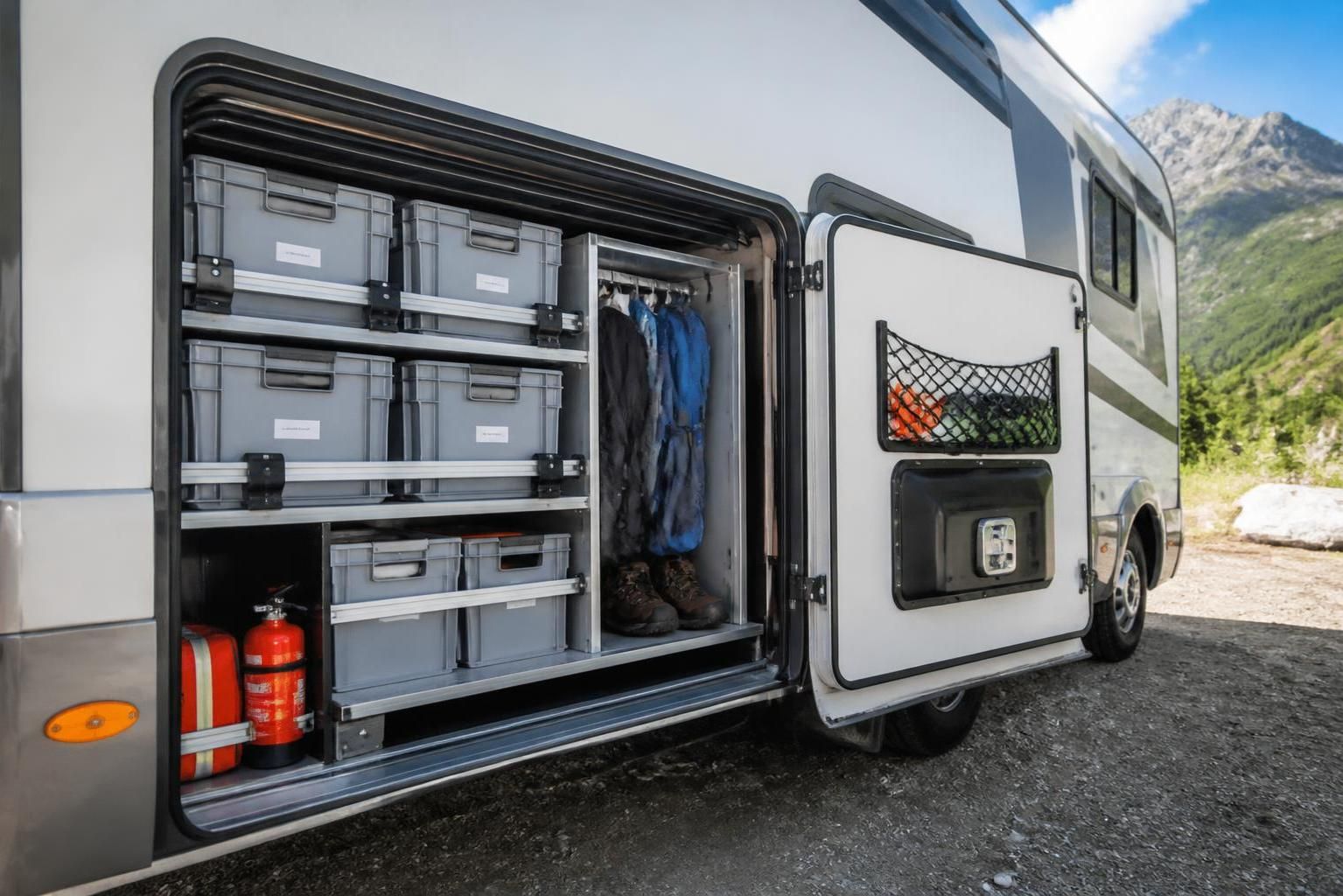 découvrez des idées pratiques et astuces pour organiser efficacement la soute de votre camping-car et optimiser l'espace de rangement lors de vos voyages.